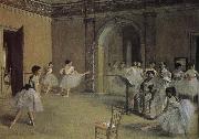 Opera-s dry running hall Edgar Degas